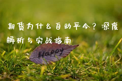 期货为什么自动平今？深度解析与实战指南_https://www.fansifence.com_恒指交易时间_第1张