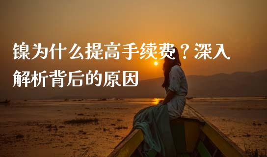镍为什么提高手续费？深入解析背后的原因_https://www.fansifence.com_恒指交易时间_第1张