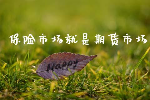 保险市场就是期货市场_https://www.fansifence.com_中国国际期货_第1张