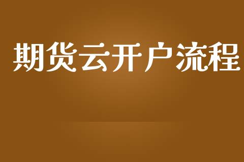 期货云开户流程_https://www.fansifence.com_国际期货行情_第1张