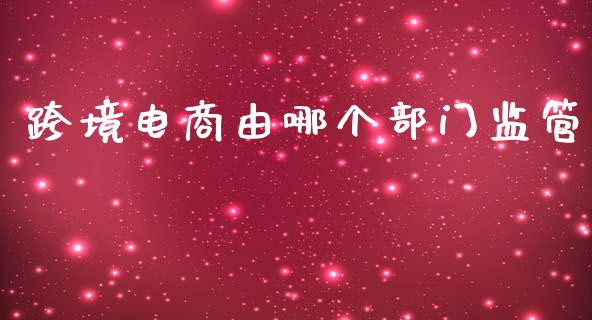 跨境电商由哪个部门监管_https://www.fansifence.com_恒指交易时间_第1张