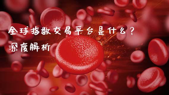 全球指数交易平台是什么？深度解析_https://www.fansifence.com_中国国际期货_第1张