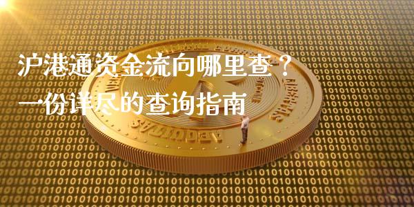 沪港通资金流向哪里查？ 一份详尽的查询指南_https://www.fansifence.com_国际期货行情_第1张