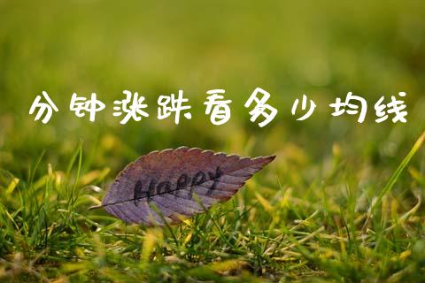 分钟涨跌看多少均线_https://www.fansifence.com_国际期货行情_第1张