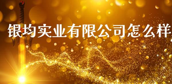 银均实业有限公司怎么样_https://www.fansifence.com_国际期货行情_第1张