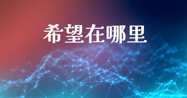 希望在哪里_https://www.fansifence.com_中国国际期货_第1张