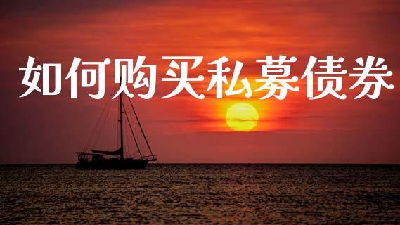 如何购买私募债券_https://www.fansifence.com_中国国际期货_第1张