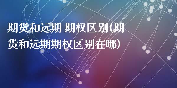 期货和远期 期权区别(期货和远期期权区别在哪)_https://www.fansifence.com_国际期货_第1张