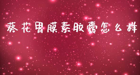 葵花胃膜素胶囊怎么样_https://www.fansifence.com_恒指交易时间_第1张