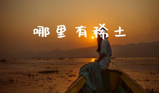哪里有稀土_https://www.fansifence.com_国际期货行情_第1张