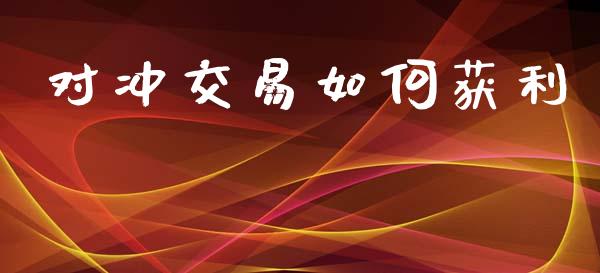 对冲交易如何获利_https://www.fansifence.com_国际期货_第1张