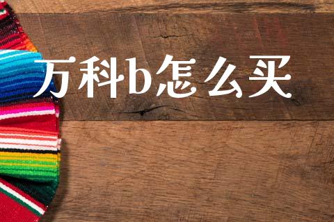 万科b怎么买_https://www.fansifence.com_国际期货_第1张