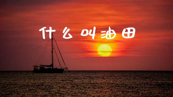 什么叫油田_https://www.fansifence.com_恒指交易时间_第1张